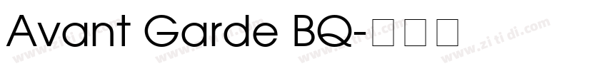 Avant Garde BQ字体转换